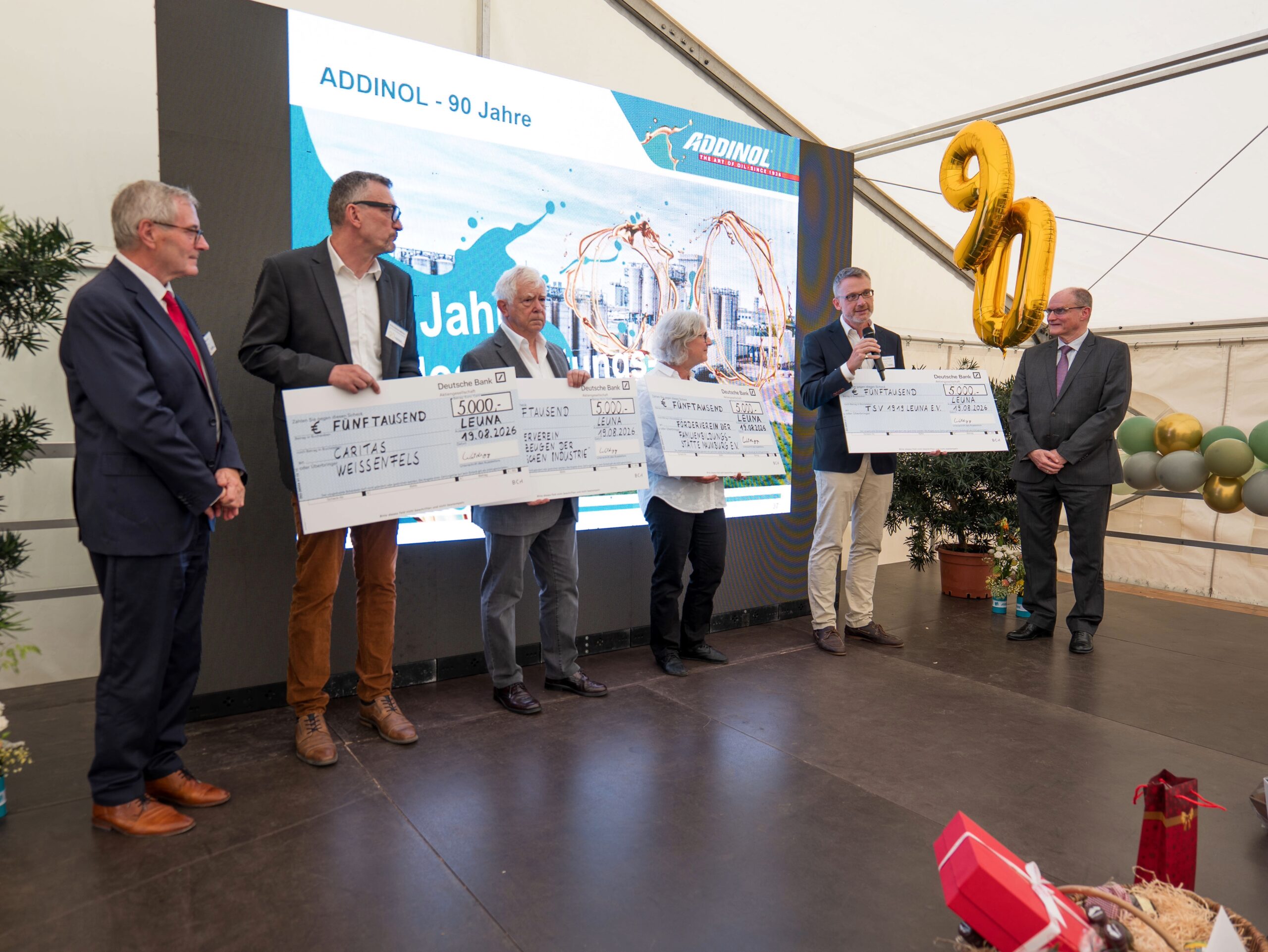 ADDINOL feiert 90 Jahre – und denkt dabei an den Sport in Leuna